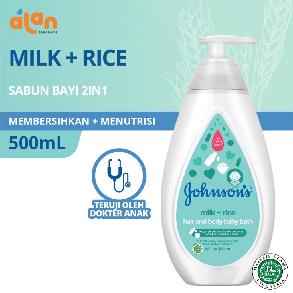 Johnson's Baby Bath All Variant Botol 500ml