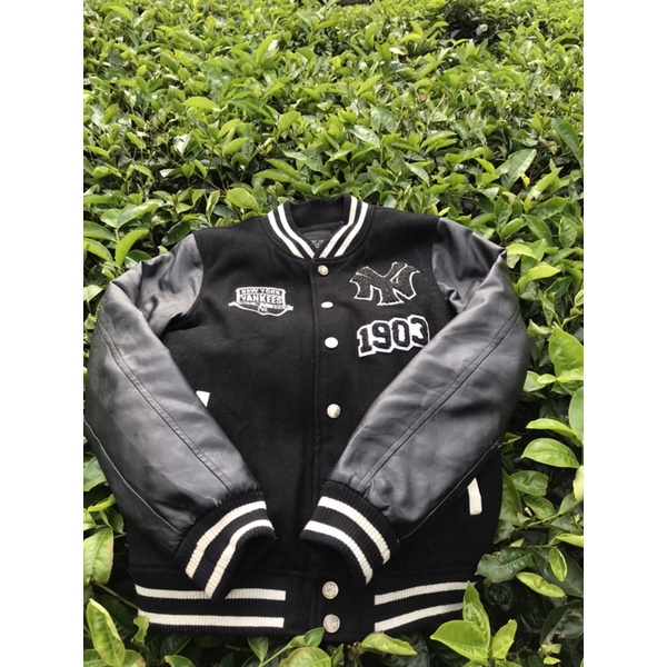 Vintage Varsity MLB Yankees Leather