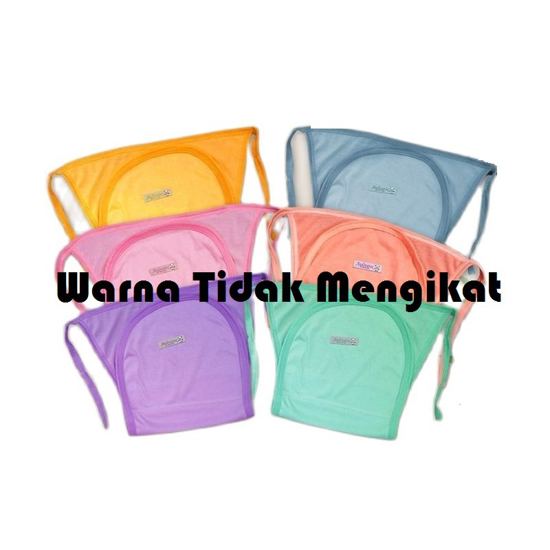 3 pcs Popok Bayi Tali Katun Double Knit SNI