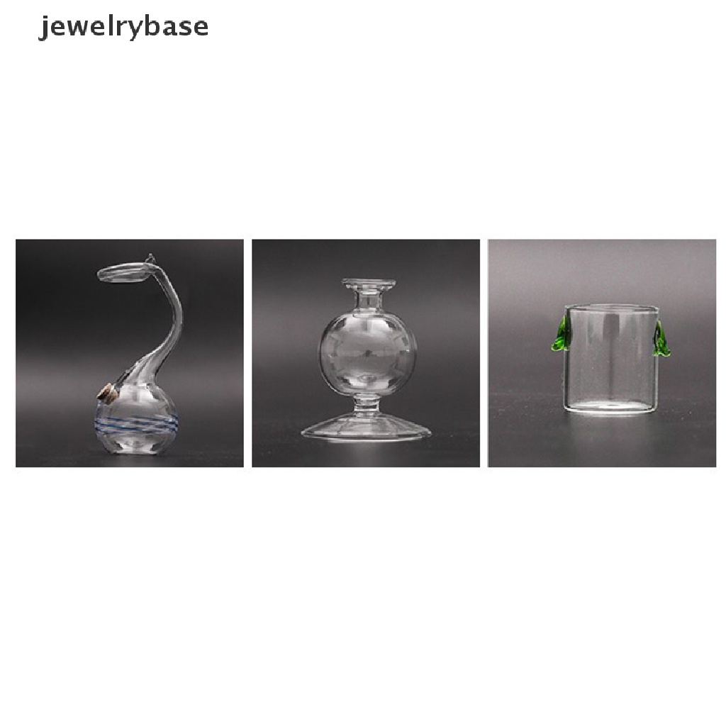 [Base] 1pc Handicraft All-Clear Glass Inkwell Dip Pen Holder Furniture Decoration Boutique