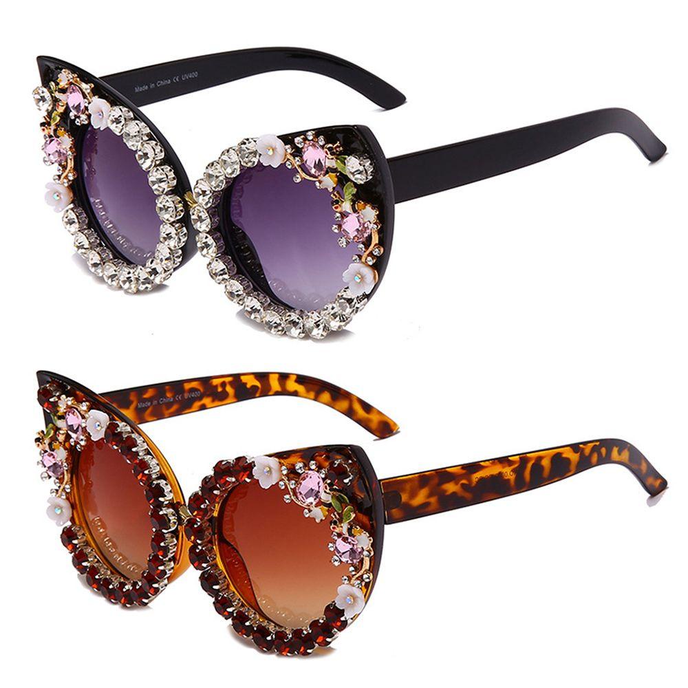 Lily Diamond Kacamata Hitam Untuk Wanita Pesta Sparkling Eyewear Sun Glasses