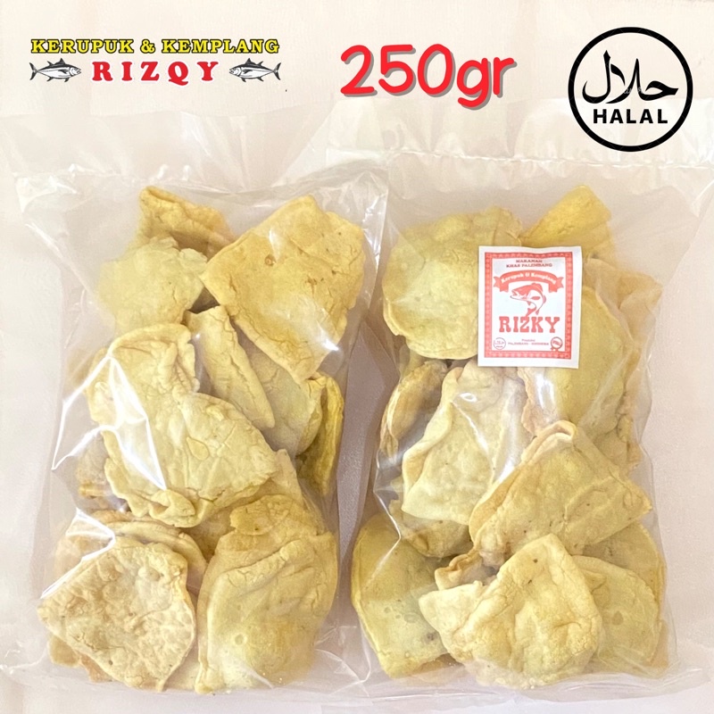 

[KerupukkemplangRizqy] • Kerupuk Jangek Ketumbar Gurih Khas Palembang 250 GRAM