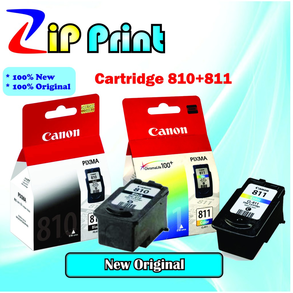 1Set Cartridge Canon 810 black & 811 color NEW ORIGINAL