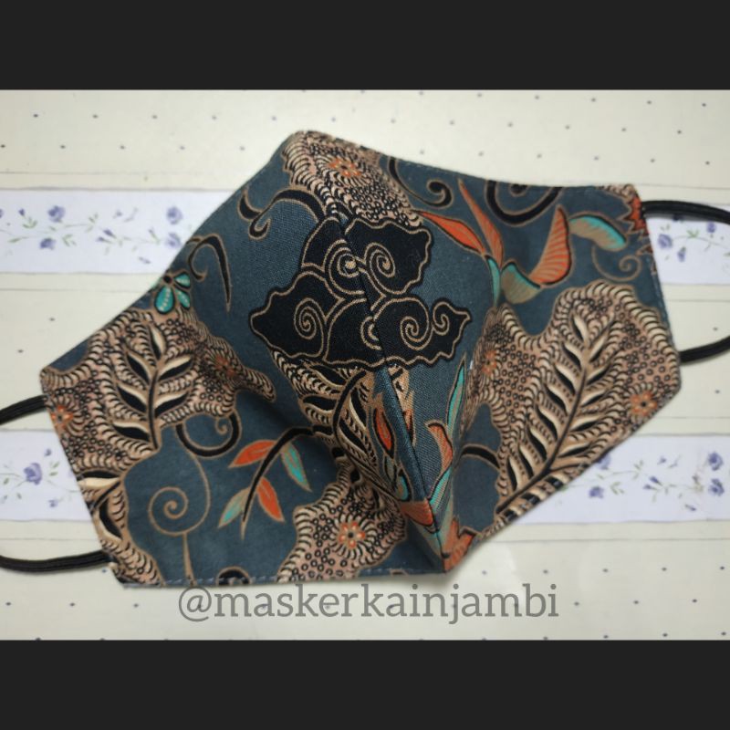 Masker Kain Batik 3 lapis