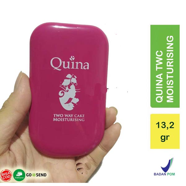 QUINA TWC MOISTURIZING BEAUTY POWDER / BEDAK QUINA 13,2GR BEDAK PADAT MELEMBABKAN_Cerianti