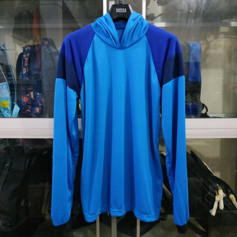 Kaos Hodie Kerja, (Biru Turkis Kombinasi), Kaos Kebun, Kaos Kerja, Kaos Basahan Kerja, BASKOM STD