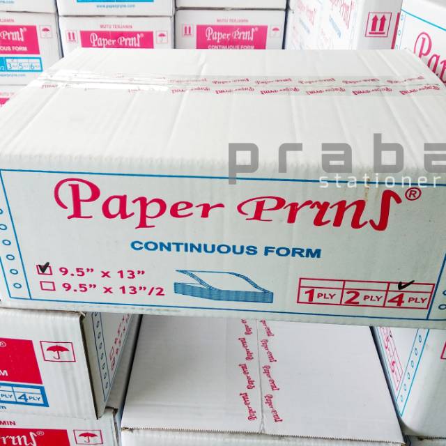 

Continuous Form 9.5 x 13 - 4 Ply Full By Paperpryns