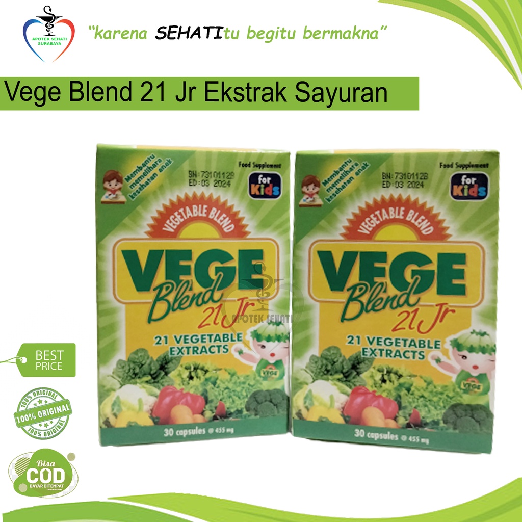 VEGE BLEND 21 Jr VITAMIN PENAMBAH NAFSU MAKAN ANAK