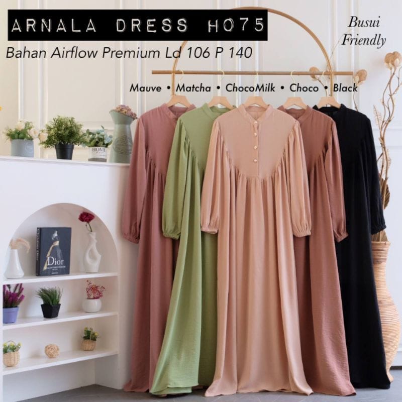 ARNALA DRESS / DRESS POLOS / DRESS PESTA / DRESS KONDANGAN