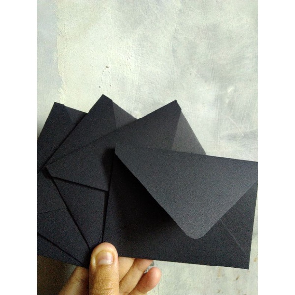 

READY STOCK Amplop hitam kecil tebal