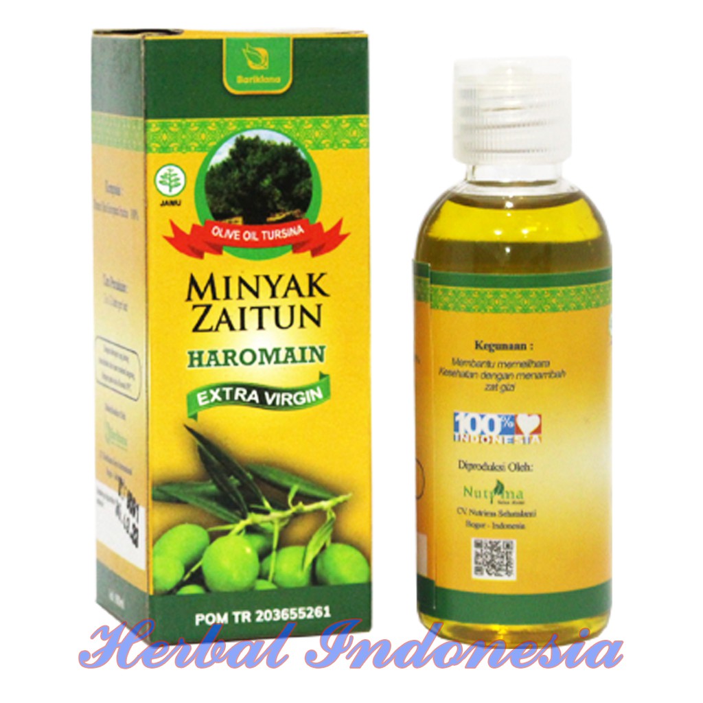 Minyak Zaitun Haromain 60 ml | Extra Virgin Olive Oil Tursina