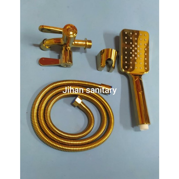 Paket hand shower gold / hand shower paket gold