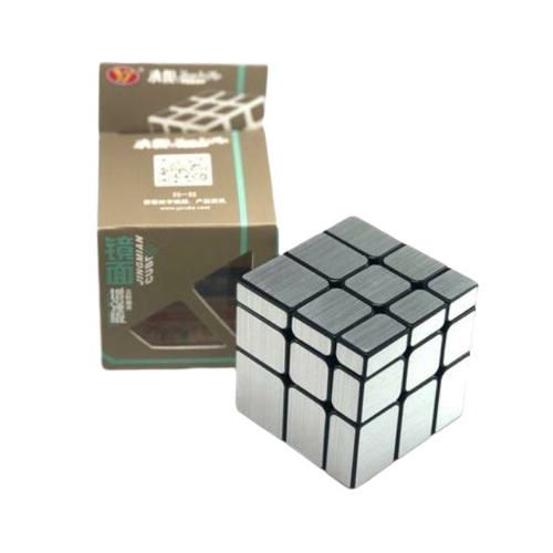 Rubik 3x3 Mirror YongJun Yingmian Mirror Silver ORIGINAL