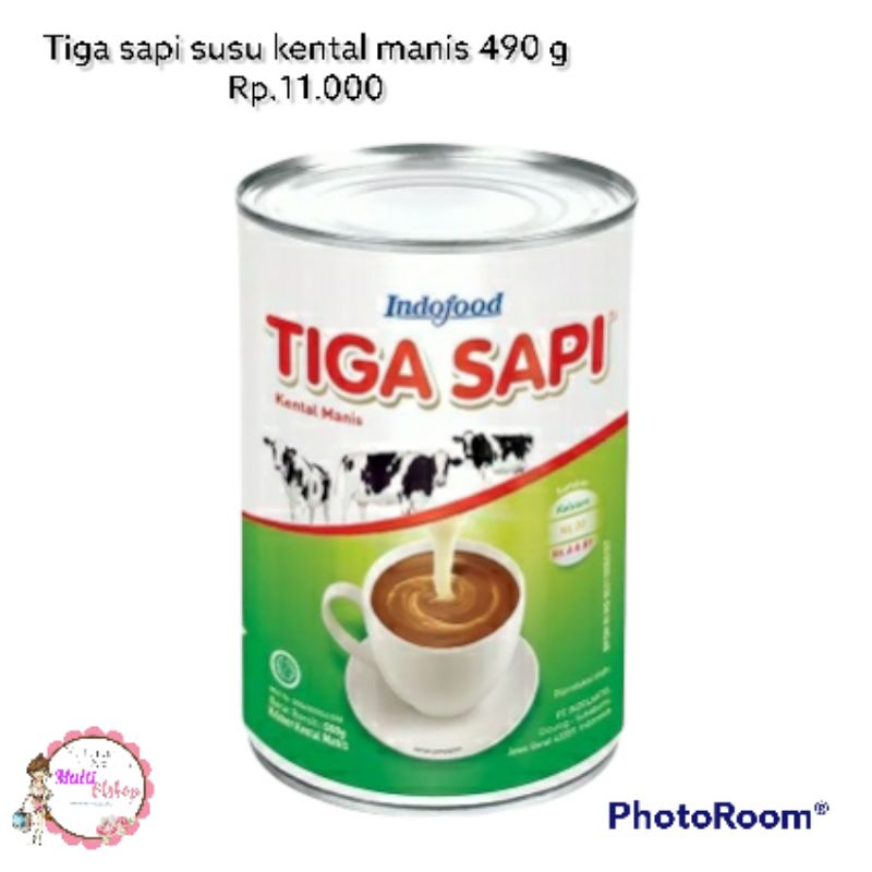

TIGA SAPI SUSU KENTAL MANIS 490 G