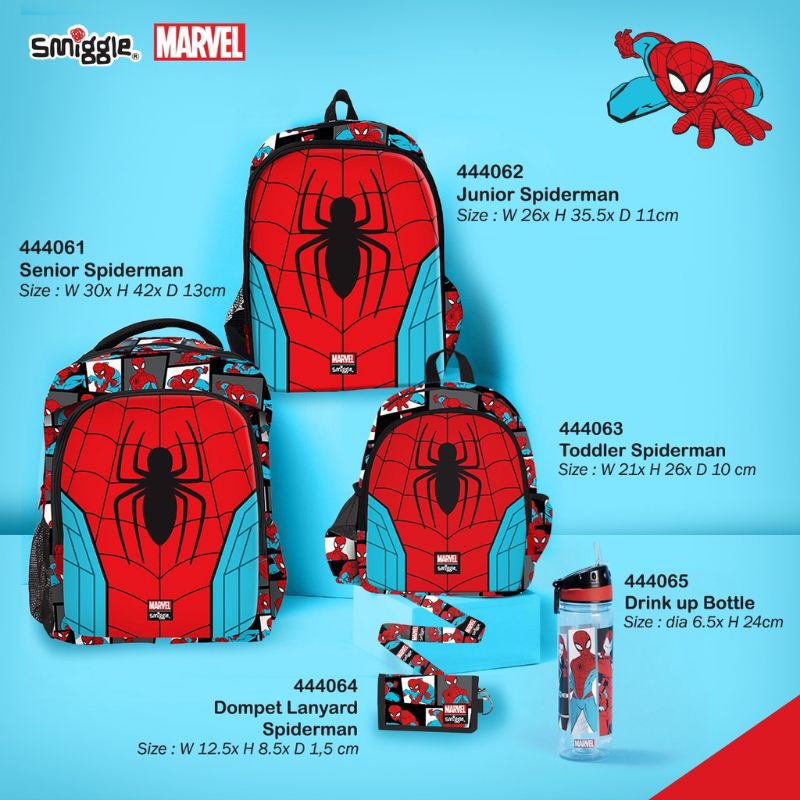 Tas Smiggle spiderman Junior/ dompet smiggle spiderman