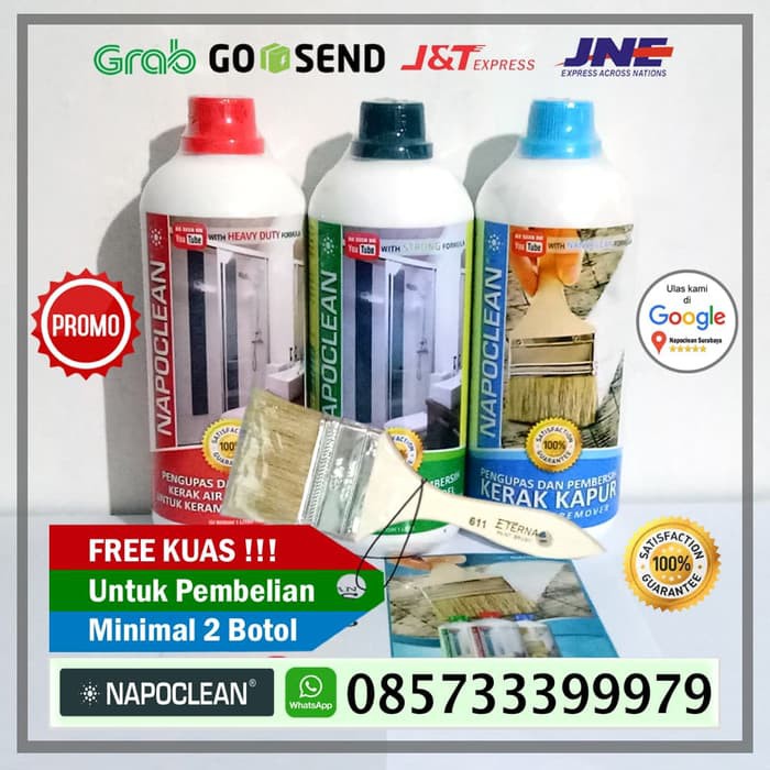 Napoclean Heavy Duty- Napoclean Strong- Napoclean Limescale Remover. - Merah