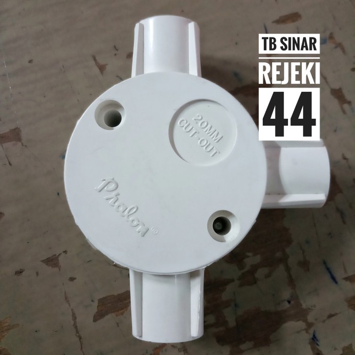 T Dus Cabang 3 Lubang Putih 20 mm Pralon Tee Dus Dos 3 Lobang