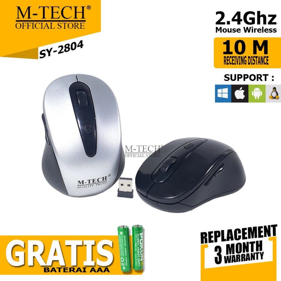 M-Tech Original Mouse Wireless 2804