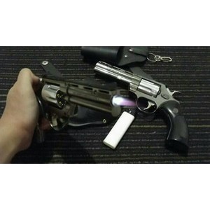 Product Unik Pistol Korek Gas Revolver Phyton Magnum Kecil