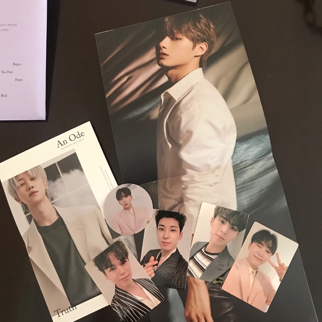 SEVENTEEN An Ode Truth pc vernon, wonwoo, mingyu, seungkwan Folding poster the8 Mini photobook jun