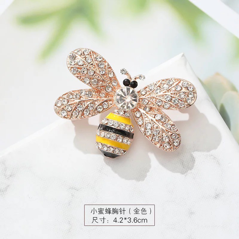 Ins Kepribadian Shiny Bros Berlian Imitasi Rusa Merak Bros Mutiara Unisex Bros Aksesoris indah-5#