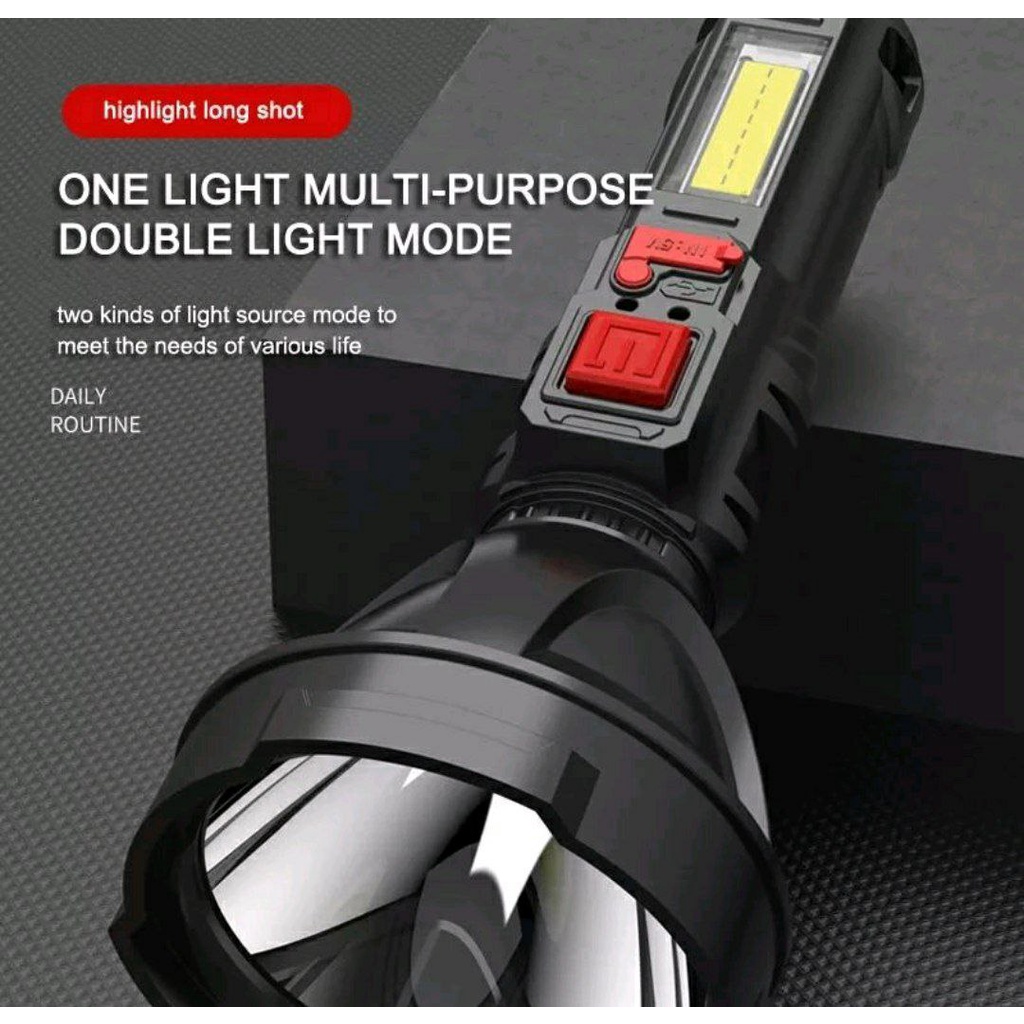 Senter LED Super Terang Max Waterproof AF