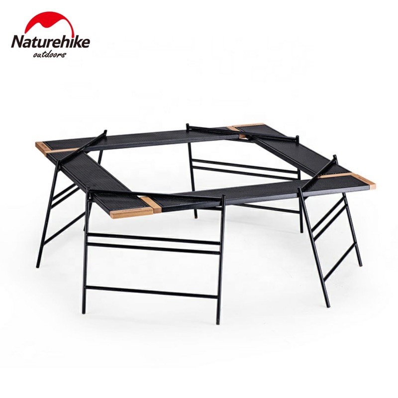 MEJA LIPAT CAMPING NATUREHIKE NH20JJ012 SPLICING CAMP TABLE OUTDOOR RAK MEJA MULTIFUNGSI