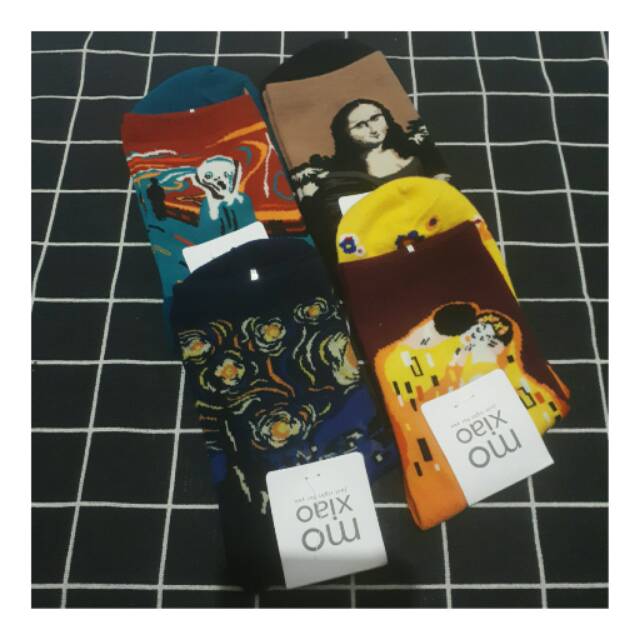 

Vintage Painting Socks