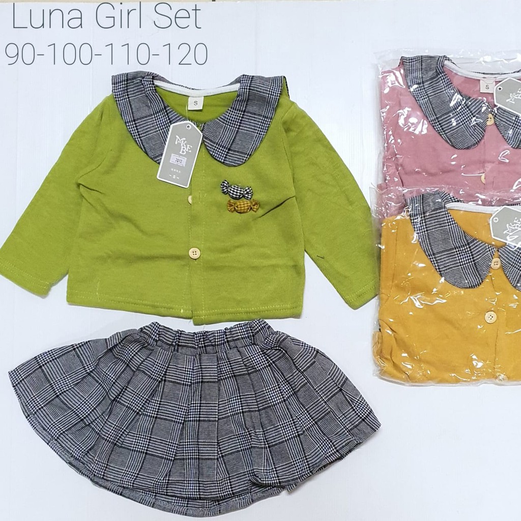 Luna Girl Set / Setelan Anak Perempuan