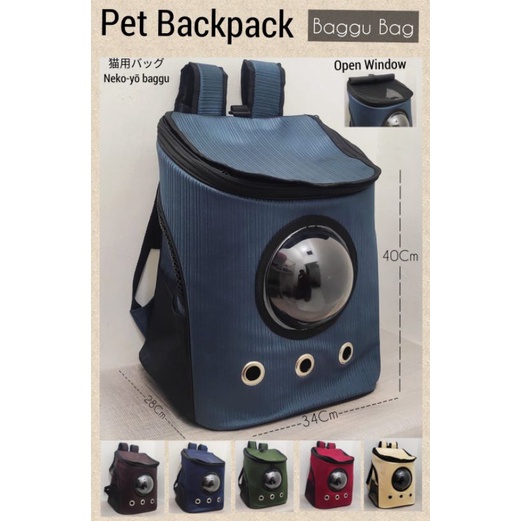 Tempat/kurungan/kandang/pet carrier/tas ransel kucing model astronot