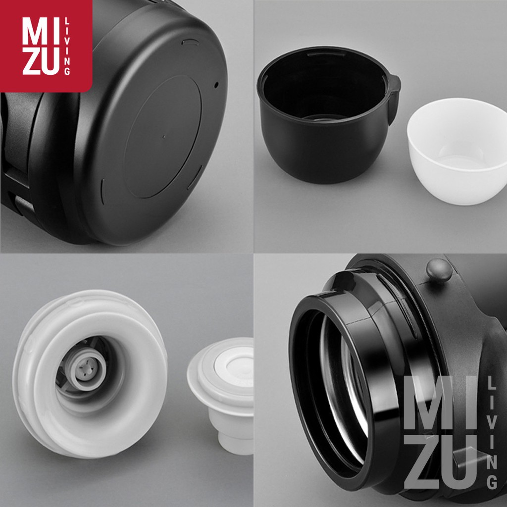 MIZU EXPEDITION 1500ml 2000ml Vacuum Thermos Bottle TAHAN 48 JAM Termos Botol Air Panas Air Es-6