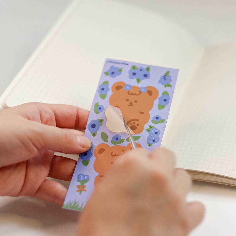 

Oh So Flowery! - large sticker set / stiker sheet for journaling, polcos, decoration, etc