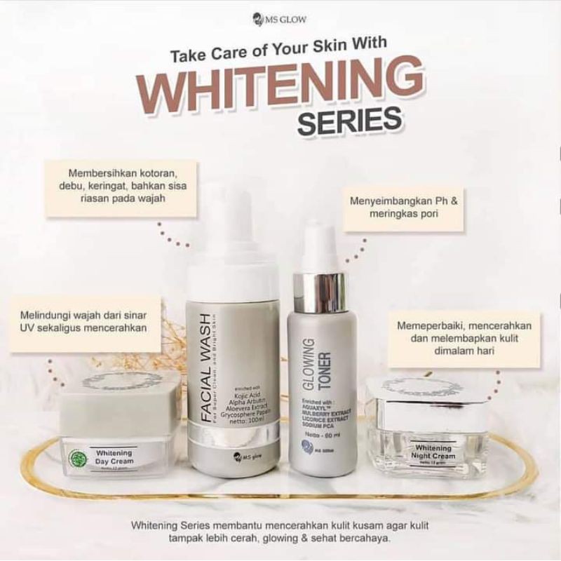 paket whitening glowing MS GLOW BEAUTY