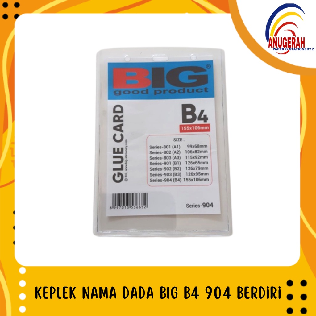 KEPLEK NAMA DADA BIG B4 904 BERDIRI (PCS)