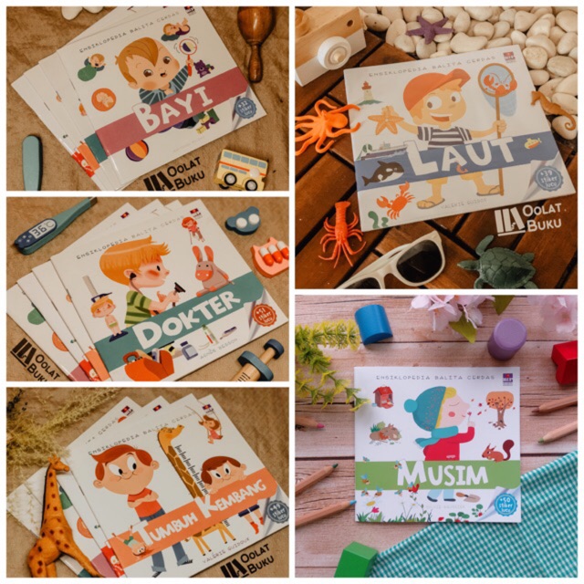 Ensiklopedia Balita Cerdas: Bayi / Dokter / Laut / Musim / Tumbuh Kembang