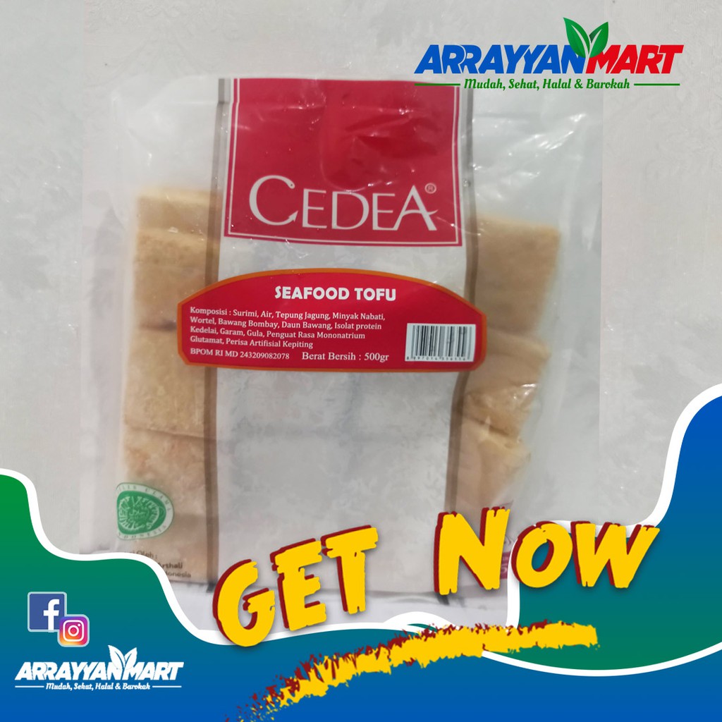 

CEDEA Seafood Tofu 500 Gram