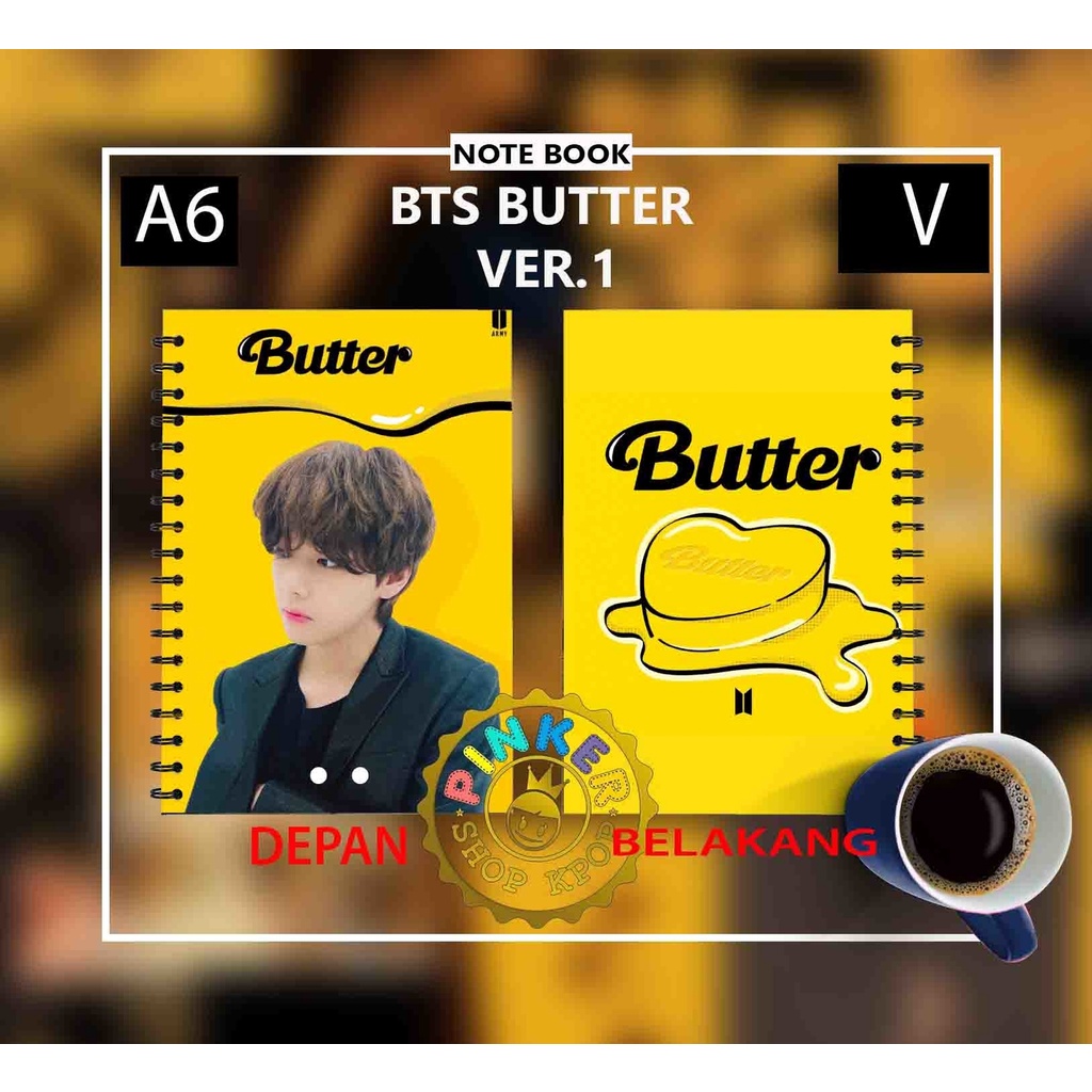 

Note A6 BTS BUTTER VER. 1 Buku Notes Notebook Kpop Murah