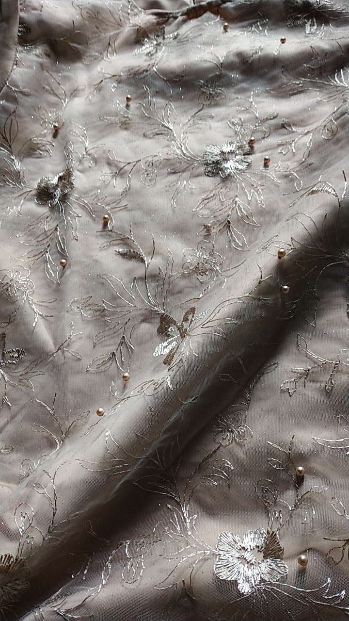 Nayaka Batik-batik Couple Danilla Brukat Tille Bunga Pagar Slendang