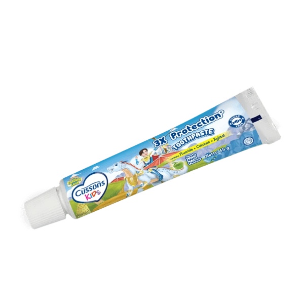 Cussons Kids Toothpaste Dragon Fresh Apple Pasta Gigi Anak 45gr