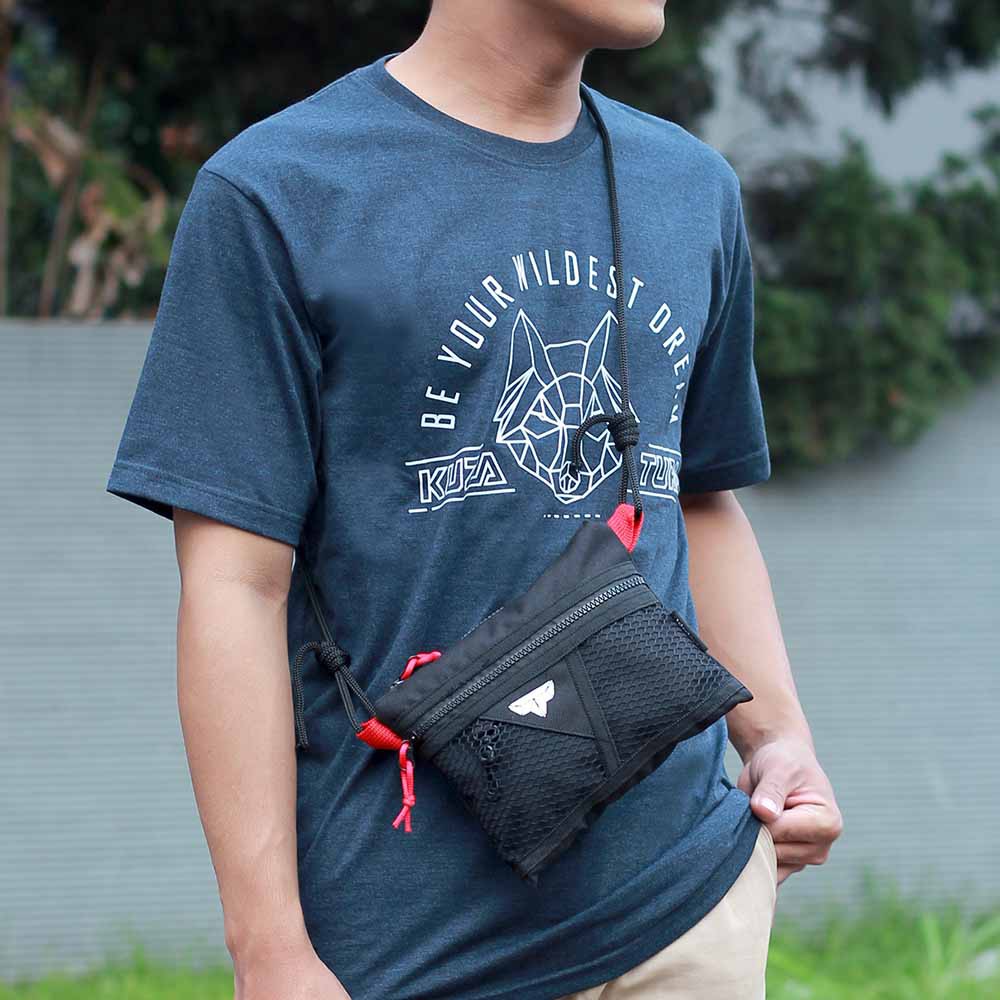 Tas Sling Bag Sacoche - Tas Selempang Handphone Mini Bag Pria Keren Slingbag Kecil Terbaru