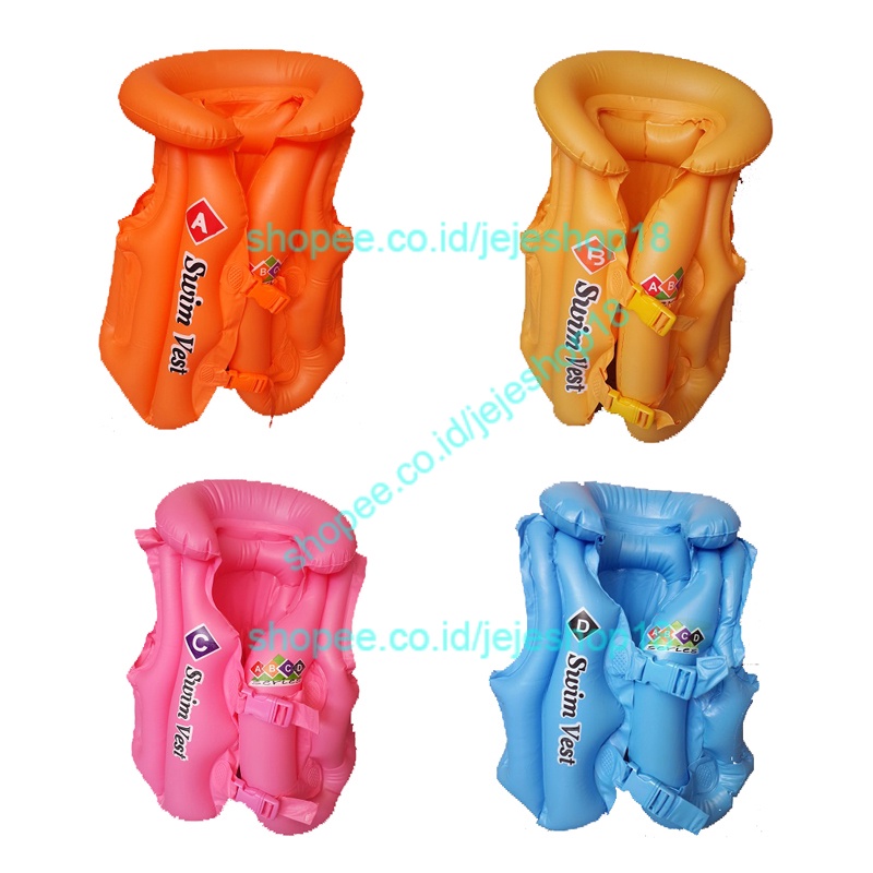 JEJE Pelampung Anak Rompi Renang ABCD