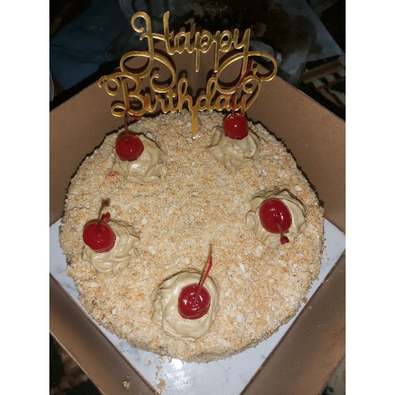 

cake mocca nougat jadul /cake mocca/cake ultah
