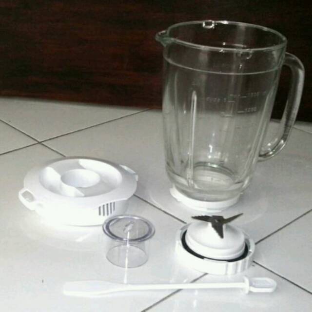 Paket Gelas Blender Philips Kaca HR2115, HR2116, HR2061, HR2071 ORI
