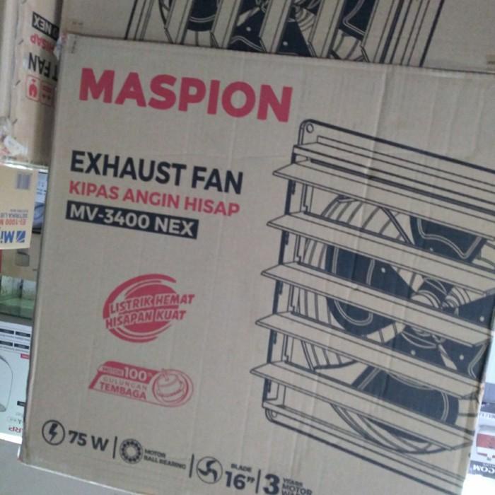 Exhaust Fan Dinding 16 inch Maspion MV3400NEX Hexos Hexsos 16" Besi