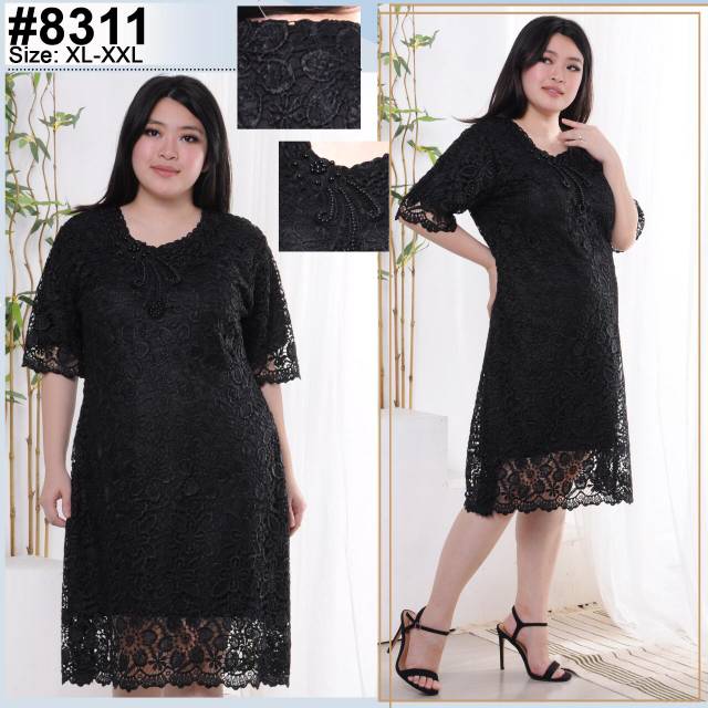 DRESS BROKAT AURUM best seller mote mute 8311