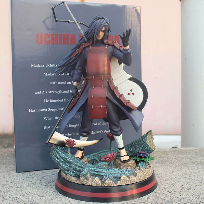 30 cm Anime Naruto Uchiha Madara Statue 