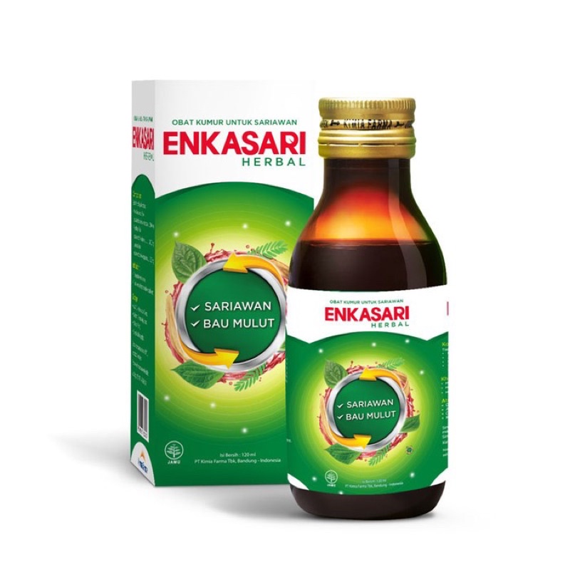 Enkasari Herbal 120ml /untuk bau mulut dan sariawan