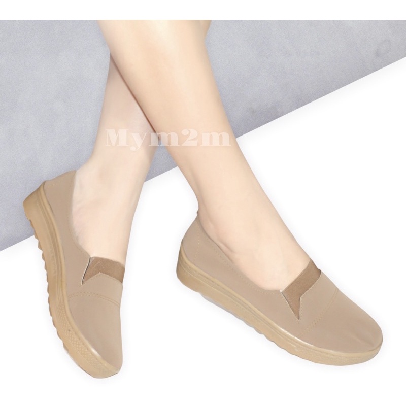 Mym2m Nasila Sepatu Wanita Slip on Kasual Terlaris