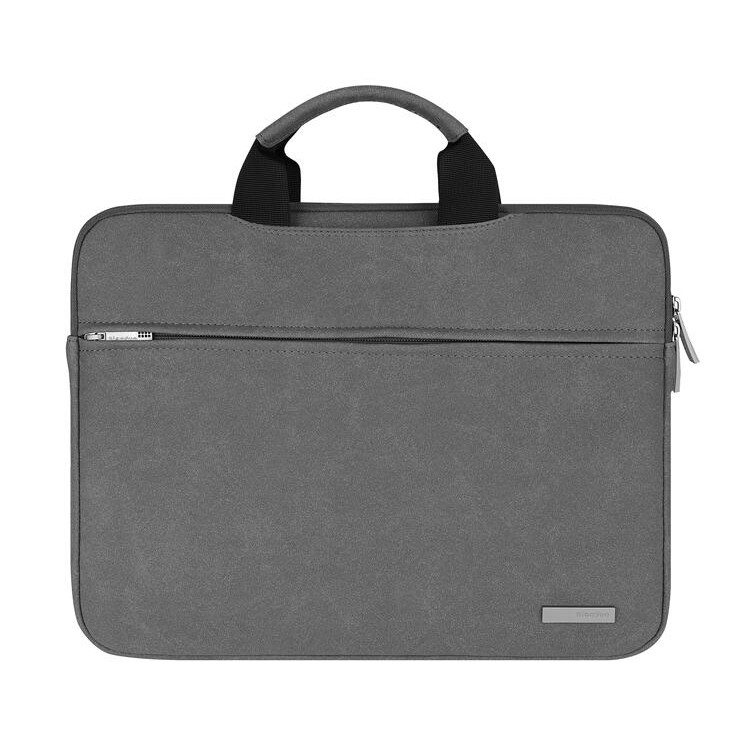 Tas Laptop / Macbook BiaoNuo Handstrap with Small Pouch 13 inch - grey