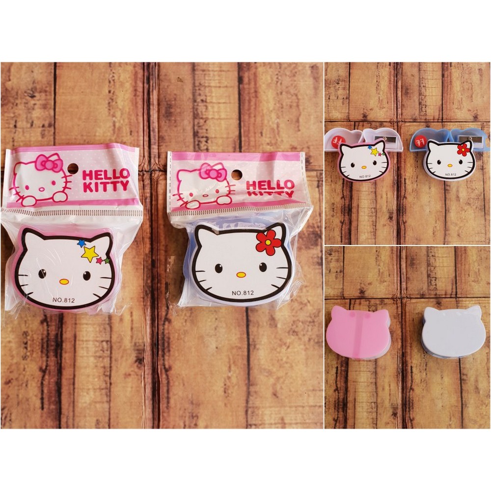 Rautan Pensil - Serutan Pensil Hello Kitty 812 - Asahan Pensil Kepala Hello Kitty 2in1 + Penghapus